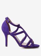 Dorothy Perkins Wide Fit Purple Baxter Sandals