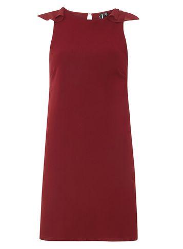 Dorothy Perkins *izabel London Burgundy Detail Mini Dress