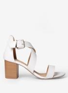 Dorothy Perkins Wide Fit White 'shore' Sandals