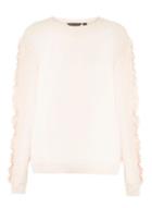Dorothy Perkins *tall Breast Cancer Care Pink Ruffle Sleeve Jumper