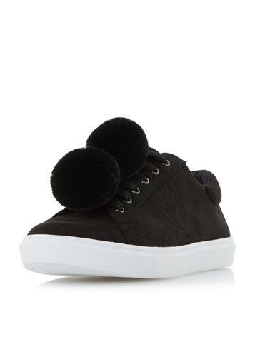 Dorothy Perkins *head Over Heels By Dune Black Emza Trainers
