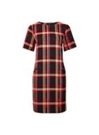 Dorothy Perkins Red And Pink Check Shift Dress