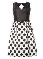 Dorothy Perkins *luxe Monochrome Spot Belt Prom Dress