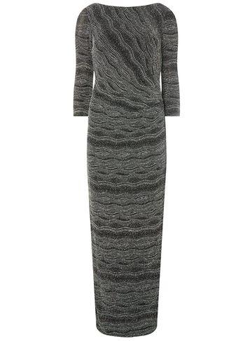 Dorothy Perkins *billie & Blossom Black Silver Glitter Maxi Dress