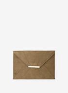 Dorothy Perkins Khaki Envelope Clutch Bag
