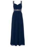 Dorothy Perkins *quiz Blue Embellished Maxi Dress