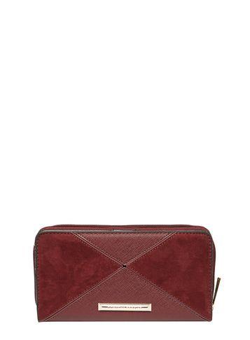 Dorothy Perkins Berry Panel Zip Around Purse