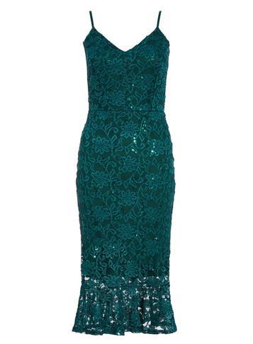 Dorothy Perkins *quiz Lace Sequin Midi Dress