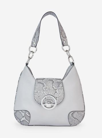 Dorothy Perkins Grey Mini Shoulder Bag