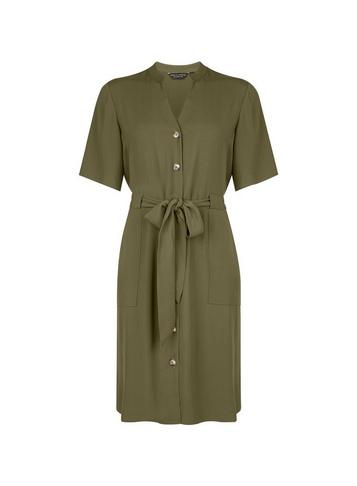 Dorothy Perkins Kha Notch Nck Dress