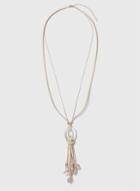 Dorothy Perkins Catseye And Charm Necklace