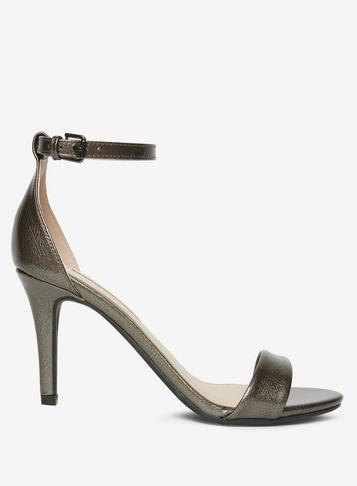 Dorothy Perkins Pewter 'stella' Heeled Sandals