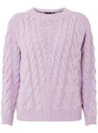 Dorothy Perkins Lilac Bailey Cable Jumper