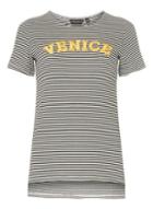 Dorothy Perkins Black Striped Venice T-shirt