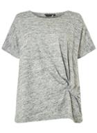 Dorothy Perkins *dp Curve Grey Twist Side T-shirt