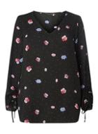 Dorothy Perkins Dp Curve Polka Dot Floral Print Blouse