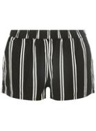 Dorothy Perkins *vero Moda Cream And Navy Striped Shorts