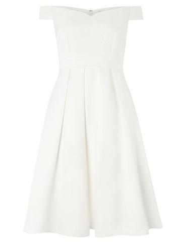 Dorothy Perkins *showcase White Bridal 'tabitha' Skater Dress