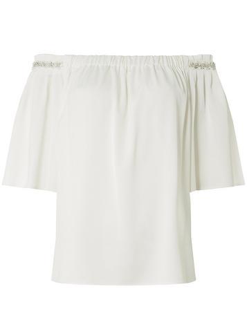 Dorothy Perkins Ivory Embellished Bardot Top