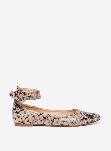 Dorothy Perkins Multicolour Snake Print Poppet Pumps