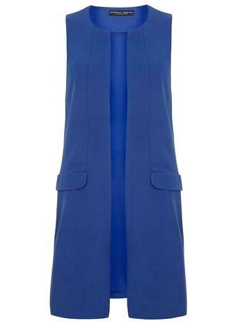 Dorothy Perkins Cobalt Sleeveless Jersey Jacket