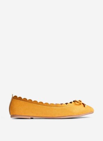 Dorothy Perkins Wide Fit Yellow 'pia' Pumps