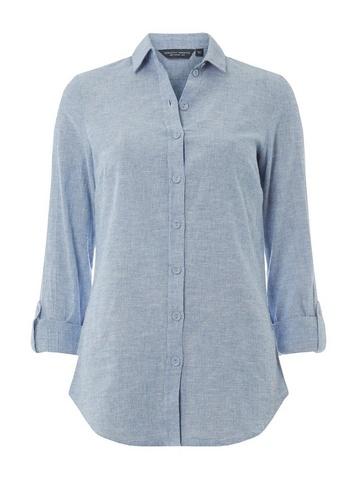Dorothy Perkins *tall Chambray Linen Shirt