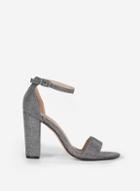 Dorothy Perkins Silver 'bambam' Heeled Sandals