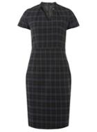 Dorothy Perkins Check Inverted Neck Dress