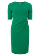 Dorothy Perkins Green Ruched Side Bodycon Dress