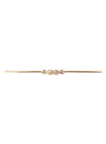 Dorothy Perkins Gold Pineapple Skinny Belt