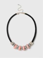 Dorothy Perkins Pink Mixed Bead Necklace