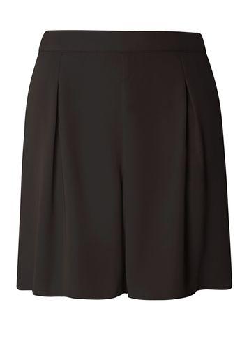 Dorothy Perkins Black Pleat Front Shorts