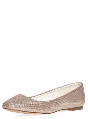 Dorothy Perkins Gold 'pram' Square Toe Pumps