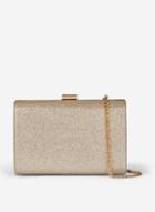 Dorothy Perkins Gold Box Clutch Bag