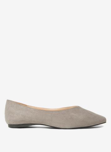 Dorothy Perkins Grey Microfibre 'pria' Pumps
