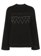 Dorothy Perkins Black Pearl Embellished Fair Isle Print Jumper
