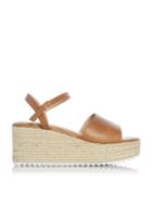 *head Over Heels By Dune Tan 'kendon' Mid Heel Sandals