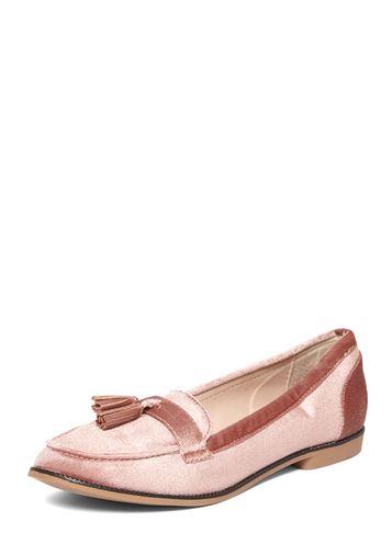 Dorothy Perkins Rose 'logan' Velvet Penny Loafers