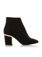 *head Over Heels By Dune Black 'perly' Ankle Boots