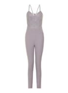 *chi Chi London Lilac Lace Detail Jumpsuit