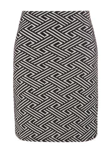 Dorothy Perkins Monochrome Chevron Mini Skirt