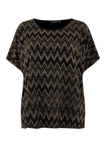 Dorothy Perkins *dp Curve Chevron Sparkle Soft T-shirt