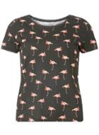 Dorothy Perkins *only Multi Coloured Flamingo Print T-shirt