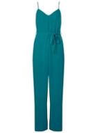 Dorothy Perkins Green Strappy Jumpsuit