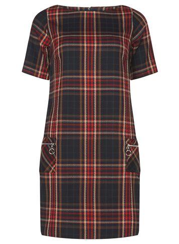 Dorothy Perkins *tall Multi Check Shift Dress