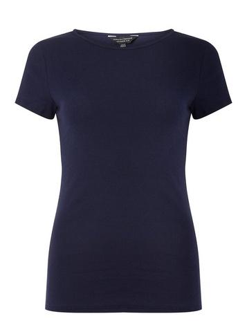 Dorothy Perkins Navy Crew Neck T-shirt