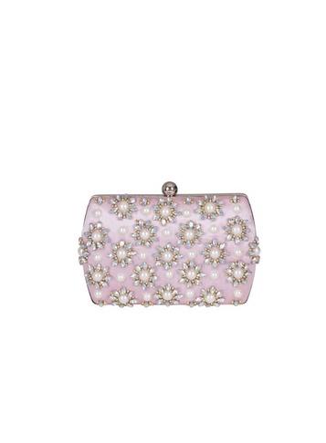 Dorothy Perkins *chi Chi London Pink Embellished Clutch Bag