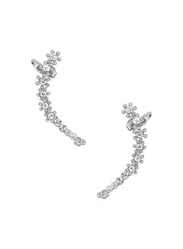 Dorothy Perkins Rhinestone Flower Ear Cuffs