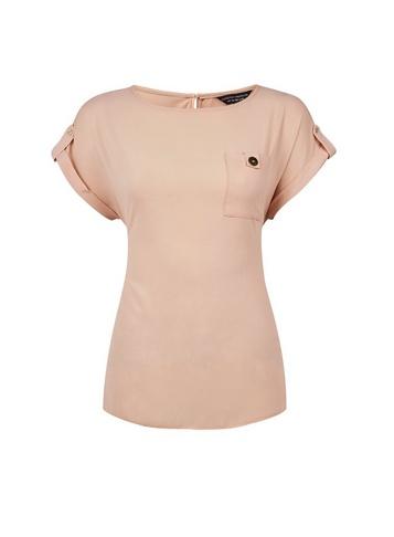 Dorothy Perkins Blush Button Pocket T-shirt